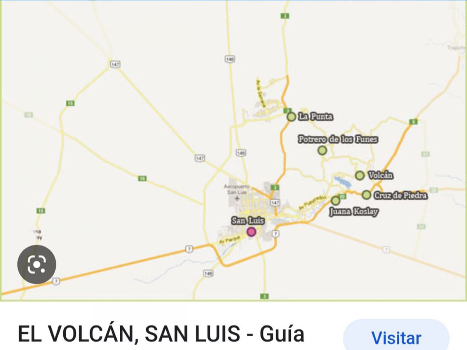 VENDO LOTE EN EL VOLCAN - SAN LUIS