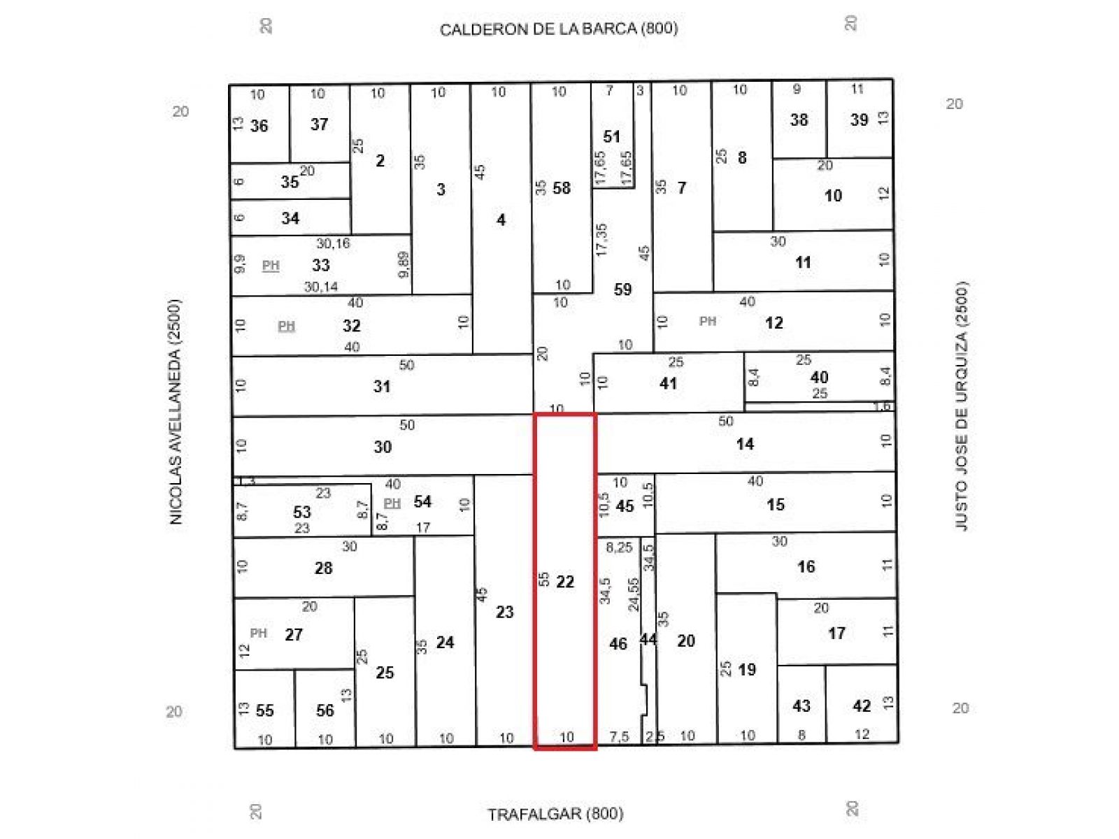 TERRENO 550m2 ALTA CÓRDOBA - TRAFALGAR 852