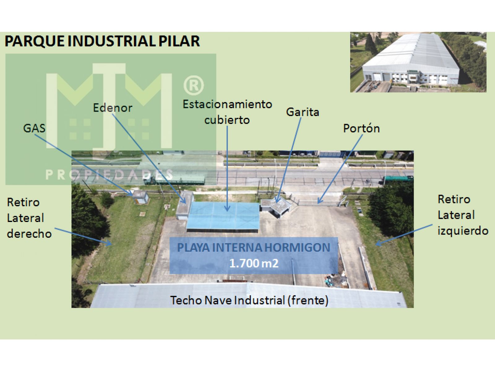 ALQUILER de Planta Industrial 7300 m2 Nave, 17.000 m2 Terreno - Energía T3. + Oficinas